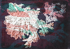 Caroline Younger: Pink, Green and Brown Lichens, 2019